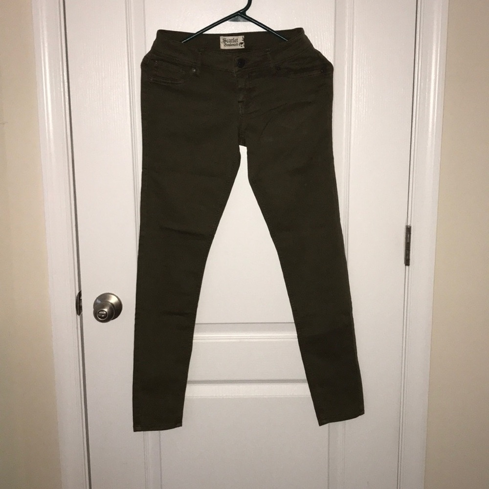 Olive Skinny Jeans